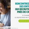 affiche e-Job Dating à Chambéry : décrochez un emploi !