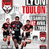 affiche LOU RUGBY / RC TOULON