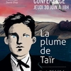 affiche Conférence : “La plume de Taïr’ un livre d’Ahmed Bouyerdene