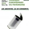 affiche Visite des Archives municipales de Villefranche-sur-Saône - Journées du Patrimoine 2022