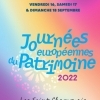 affiche A la rencontre de nos mémoires - Journées du Patrimoine 2022