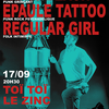 affiche Panic Beach + Regular Girl + Epaule Tattoo