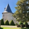 affiche visite gratuite - Château de Villeneuve-Lembron - Journées du Patrimoine 2022