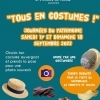 affiche Visite du Scénomusée La Toinette et Julien - Animation Tous en costumes ! - Journées du Patrimoine 2022