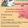 affiche Visite guidée du village de Praz sur Arly - Journées du Patrimoine 2022