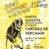 affiche Portes ouvertes au Château de Verchaüs, ateliers et démonstrations - Journées du Patrimoine 2022