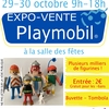 affiche Expo vente Playmobil 