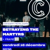 affiche BETRAYING THE MARTYRS + FRAME