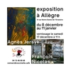 affiche Allègre • Exposition Agnès Jersyk, François Nicolas