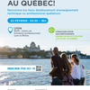 affiche Viens te former au Québec ! Les filières techniques et professionnelles du Québec à la rencontre des Candidats français à Lyon